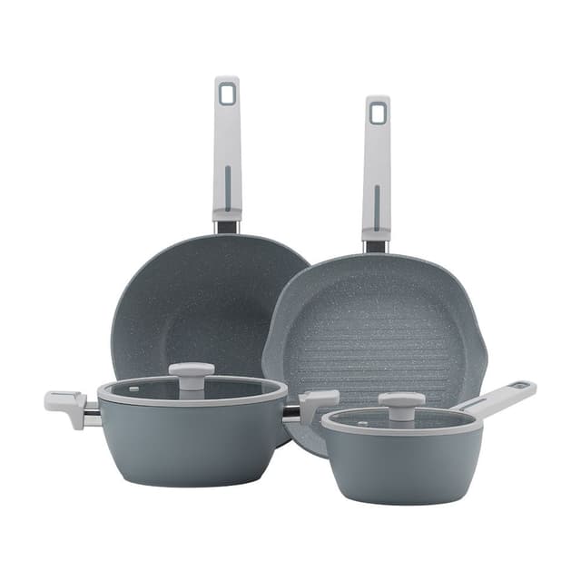 ชุดเครื่องครัว รุ่นเอลลาลิน (6 ชิ้น/ชุด) - สีน้ำเงิน/เทา