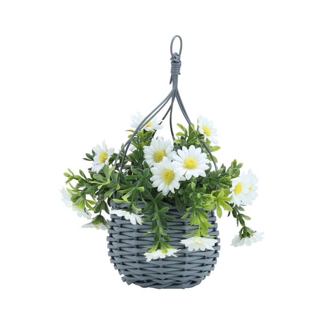 เดซี่ในกระถาง รุ่นลูลู่ - สีขาว/เทา