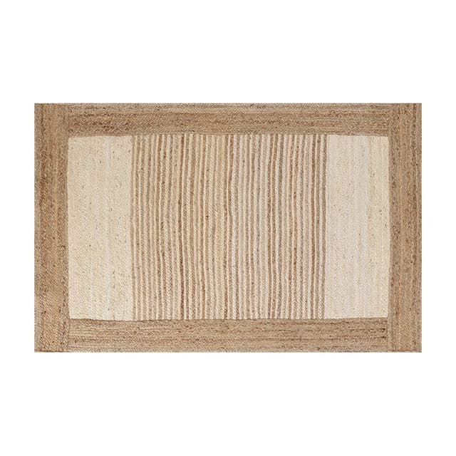 พรมทอมือ รุ่นจูดท์-ซิมมี่ ขนาด 120 x 180 ซม. - สีธรรมชาติ
