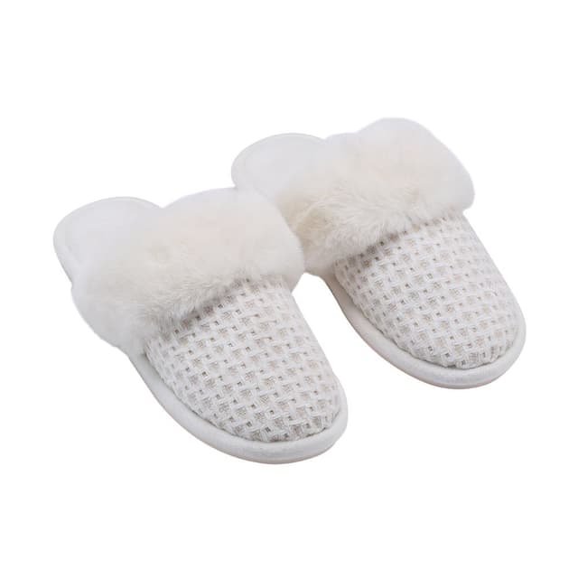 รองเท้าสลิปเปอร์ รุ่นมิลล่า ขนาด 27 ซม. - สีขาวงาช้าง