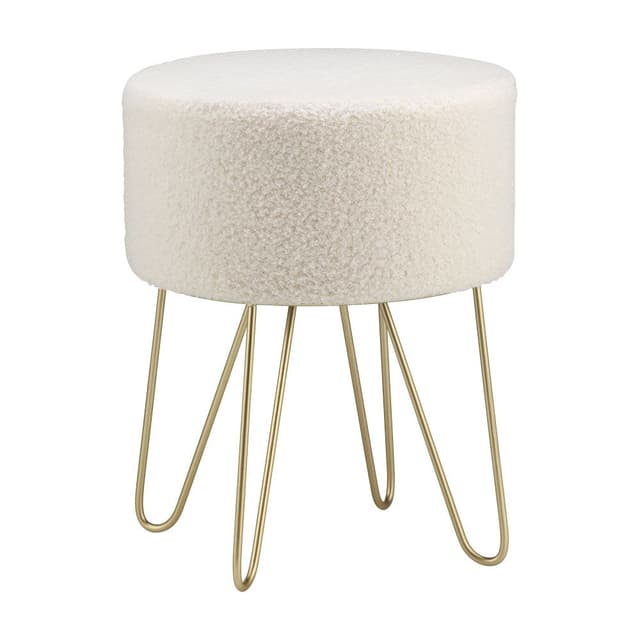เก้าอี้สตูล รุ่นเซเลสเทีย ขนาด 36 x 46 ซม. - สีทอง/ขาว