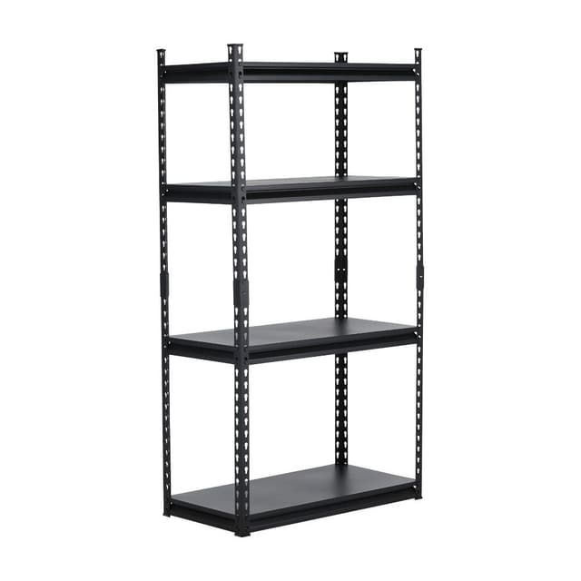 ชั้นวางของ 4 ชั้น รุ่นเมลตัน ขนาด 80 x 40 x 152 ซม. - สีดำ