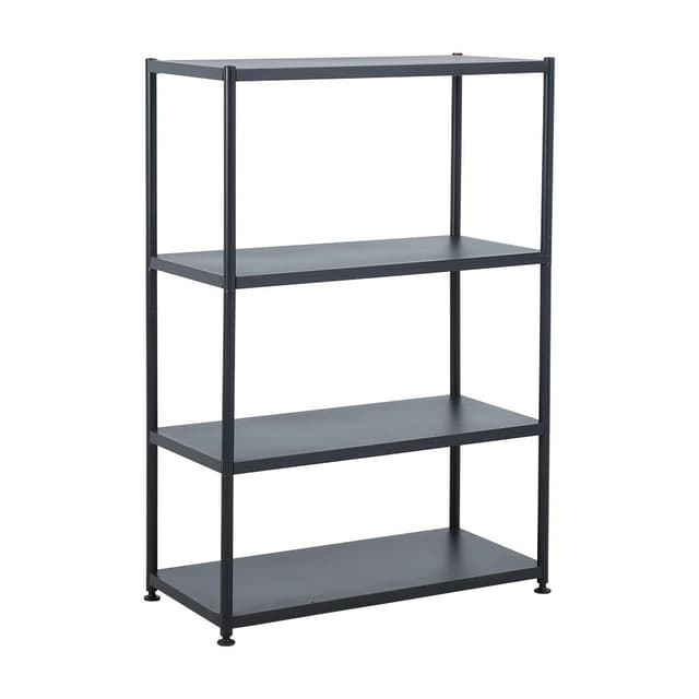 ชั้นวางของ 4 ชั้น รุ่นเคลเลน ขนาด 80 x 40 x 120 ซม. - สีดำ