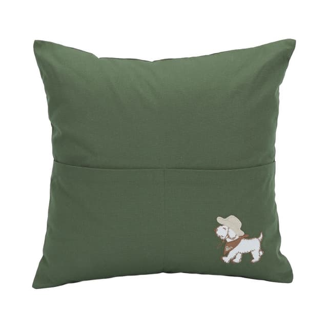 หมอนอิง รุ่นวูดดี้ พัพพี่ ขนาด 45 x 45 ซม. - สีเขียว