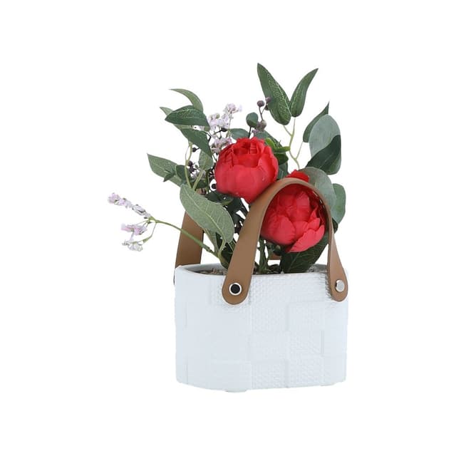 กุหลาบในกระถาง รุ่นโรเซล - สีแดง/คละสี