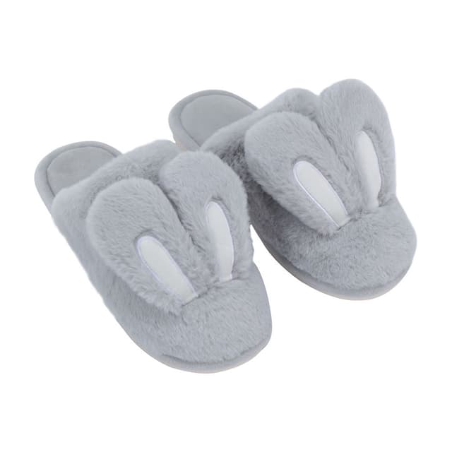 รองเท้าสลิปเปอร์ รุ่นบันนีซ ขนาด 27 ซม. - สีเทาอ่อน