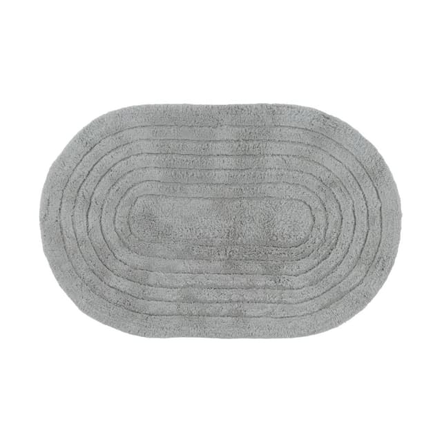 พรมเช็ดเท้า รุ่นฮินาตะ ขนาด 50 x 80 ซม. - สีเทา