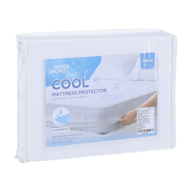 ผ้ารองกันเปื้อนกันน้ำแบบเย็น รุ่นชิลล่า ขนาด 3.5 ฟุต - สีขาว