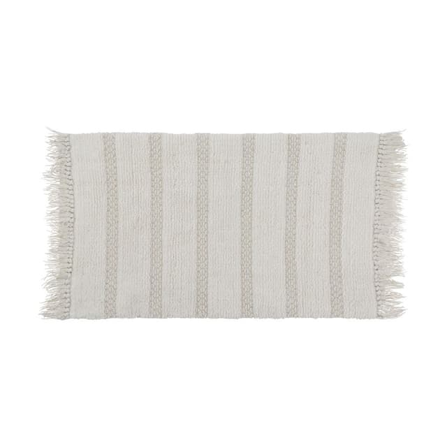 พรมเช็ดเท้า รุ่นโฮนา ขนาด 50 x 80 ซม. - สีขาวงาช้าง