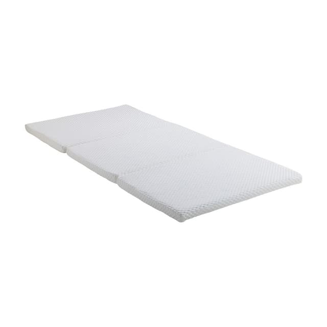 ที่นอนปิกนิกยางอัดผ้าเย็น 3 พับ รุ่นนาทูร่า ขนาด 3.5 ฟุต - สีขาว