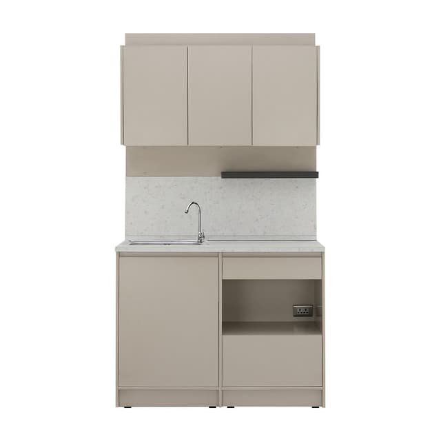 ชุดครัว รุ่นเพนเน่ ขนาด 120 ซม. - สีเบจ/หินอ่อน