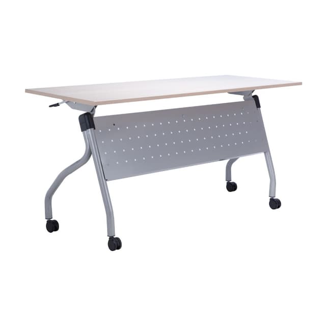 โต๊ะพับ รุ่นเอคาเดมิค ขนาด 180 x 60 x 75 ซม. - สีชิโม แอช