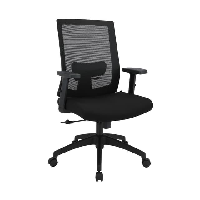 เก้าอี้สำนักงานพนักพิงกลาง รุ่นโอเว่น-บี - สีดำ