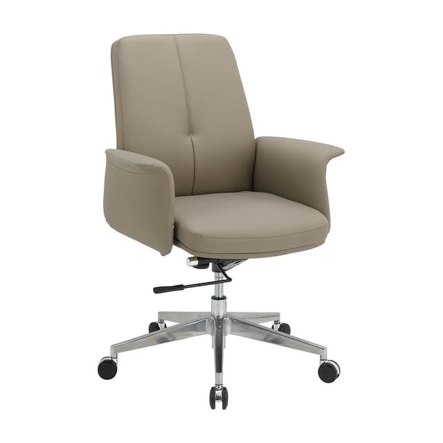 เก้าอี้สำนักงานพนักพิงกลาง รุ่นเชลล่า - สีเบจ