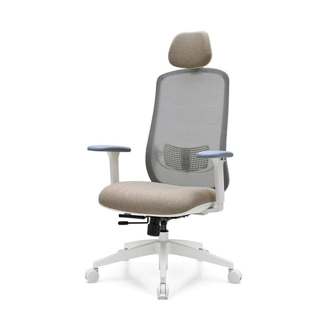 เก้าอี้ทำงานเพื่อสุขภาพ รุ่นลาโก้ - สีครีม