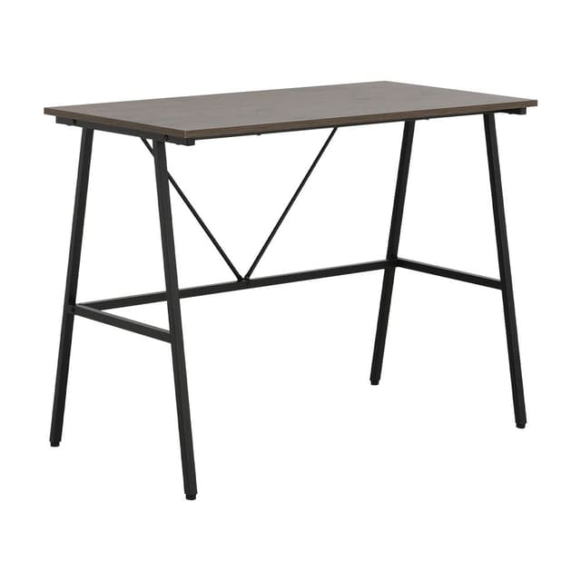 Furinbox โต๊ะทำงาน รุ่นจีเนียส ขนาด 100 ซม. - สีน้ำตาล/ดำ