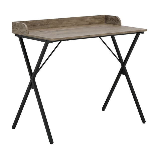 Furinbox โต๊ะทำงาน รุ่นสมาร์ท ขนาด 90 ซม. - สีธรรมชาติ/ดำ