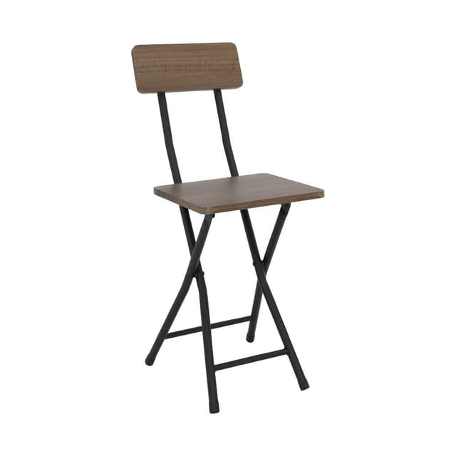 Furinbox เก้าอี้พับ รุ่นเฟล็กซ์ซี่ - สีดำ/วอลนัท