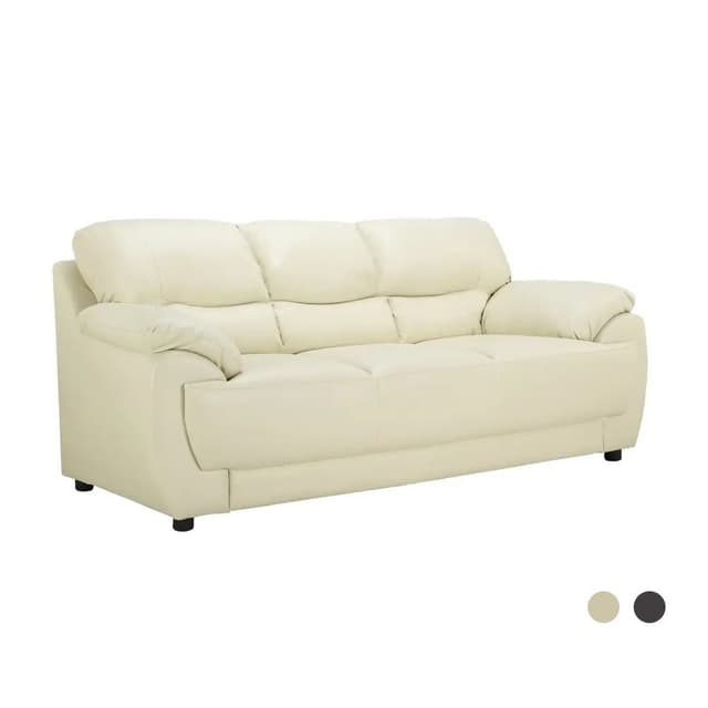 โซฟาหนังพีวีซี 3 ที่นั่ง รุ่นบ็อบบี้